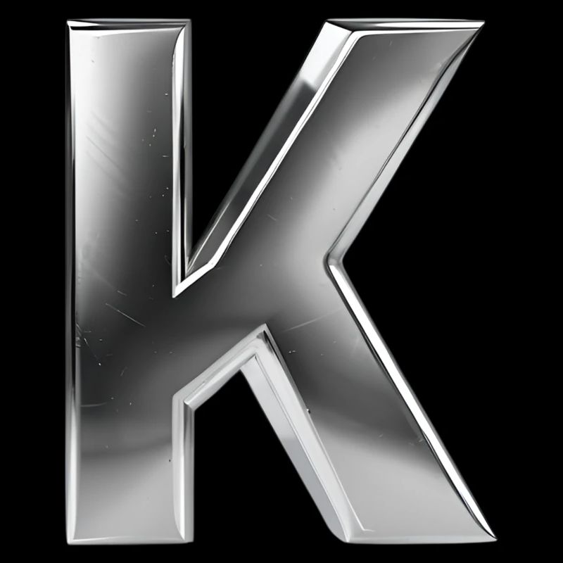 Chrome ,, K " Métallisé