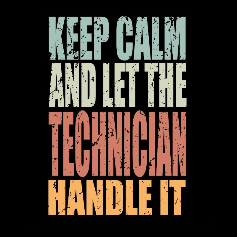 Keep Calm Technician Saying Technician Gift