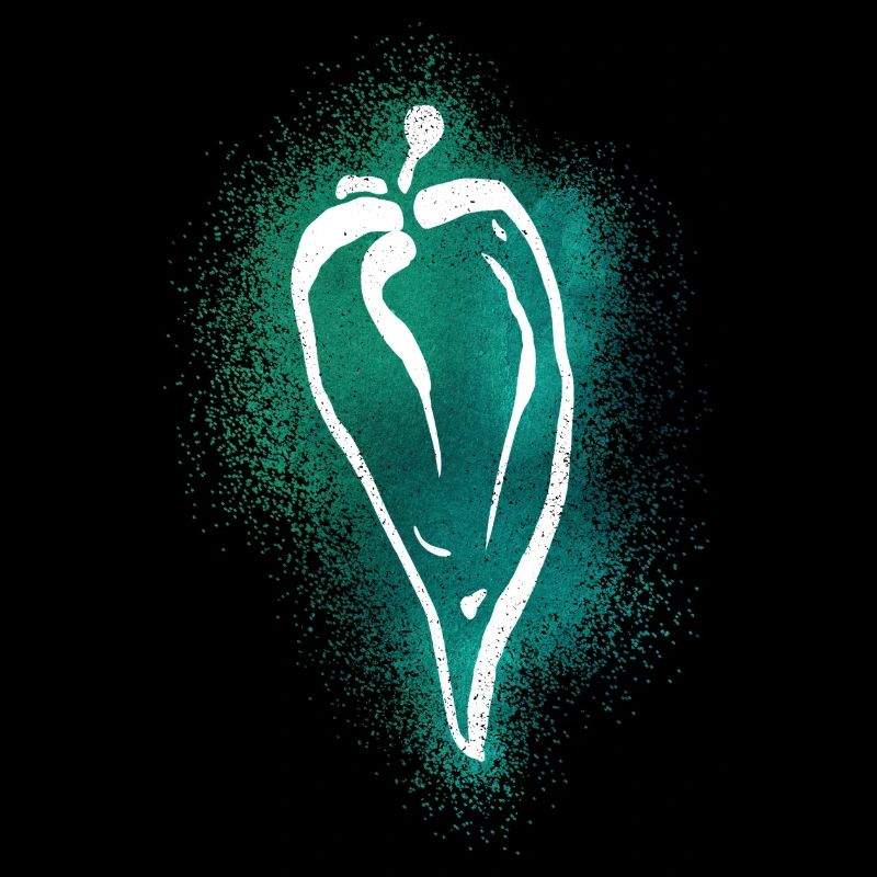 Blacklight Neon Chili
