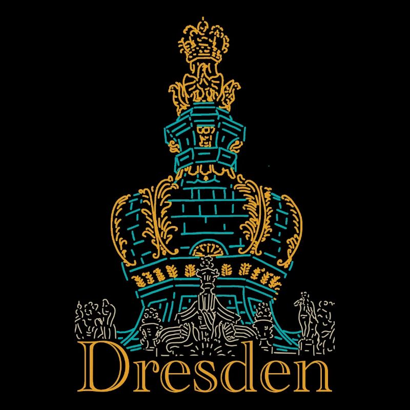 Dresde Dessin Zwinger, Dessin à la main