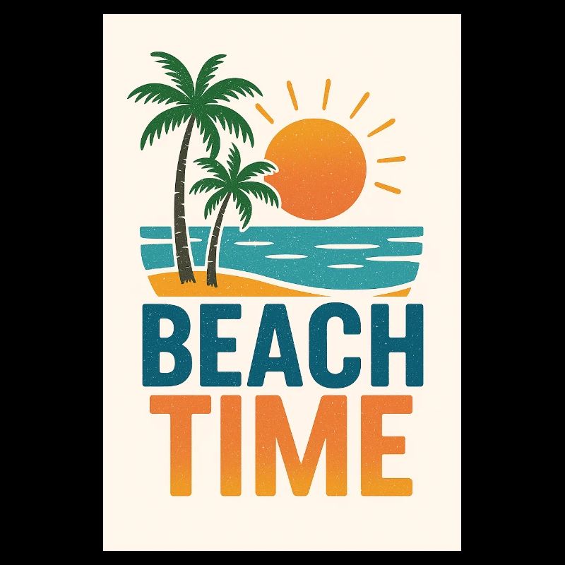Beach Time - Palmen