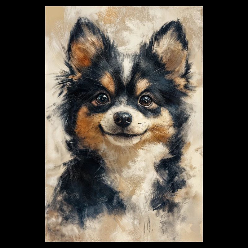 Illustration eines Hundes