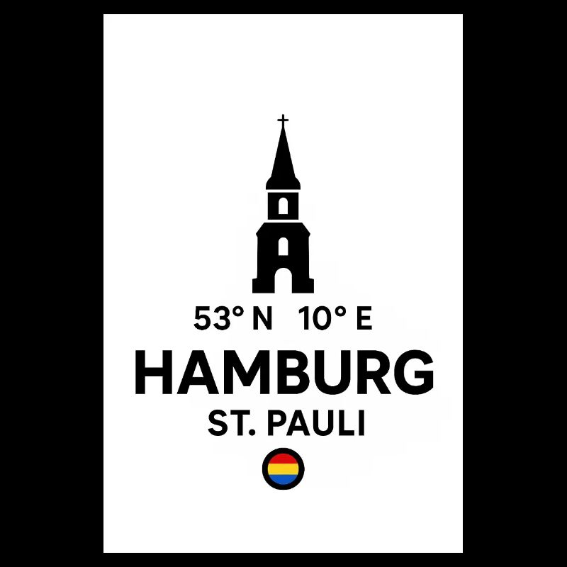 Plaque de la Koord de Saint-Paul de Hambourg