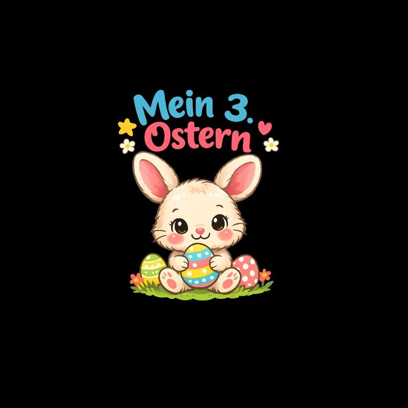 Mon 3e bébé lapin de Pâques fille garçon