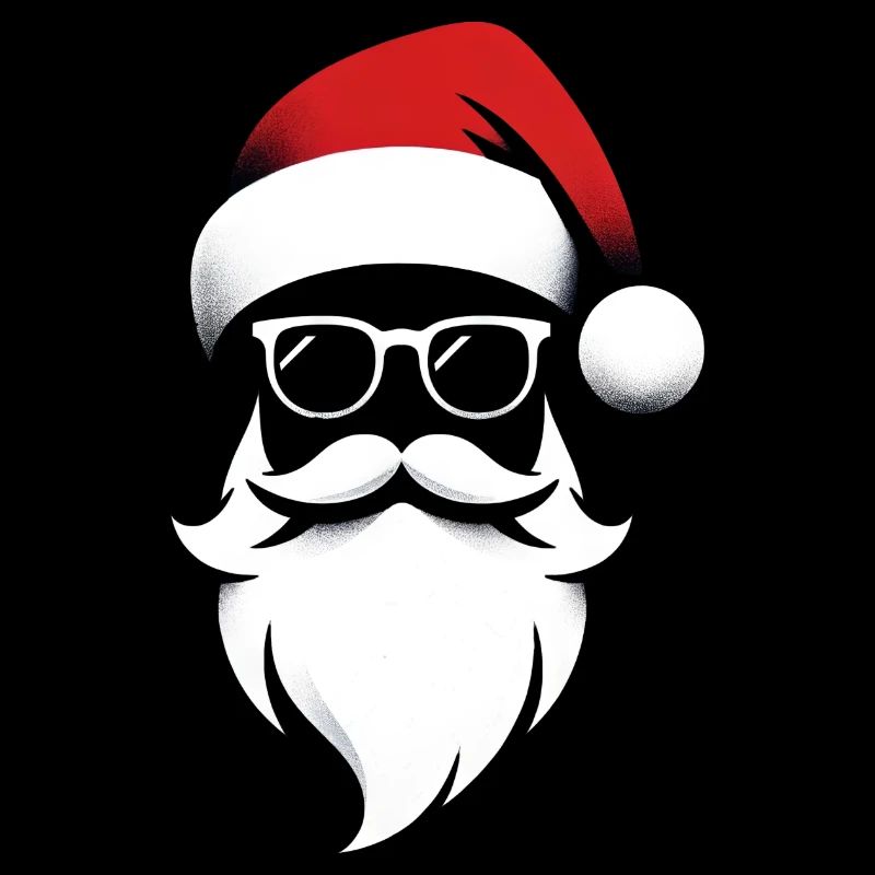 Weihnachtsmann Kopf Portrait Maske