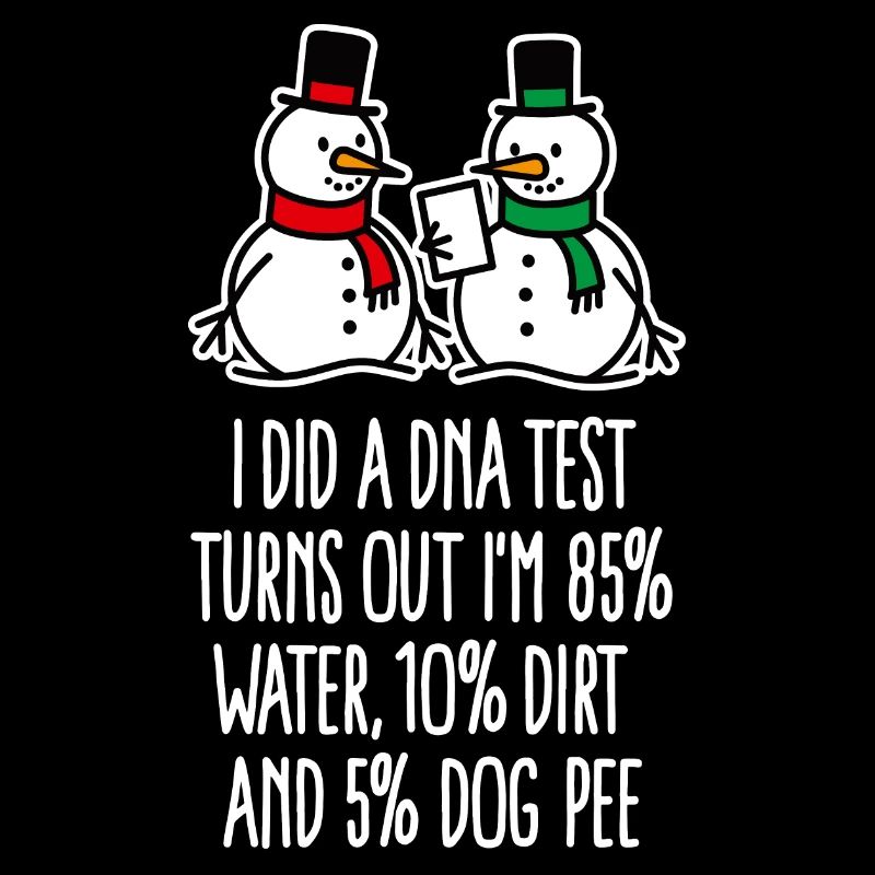 Test ADN de technicien de laboratoire ADN de Noël drôle