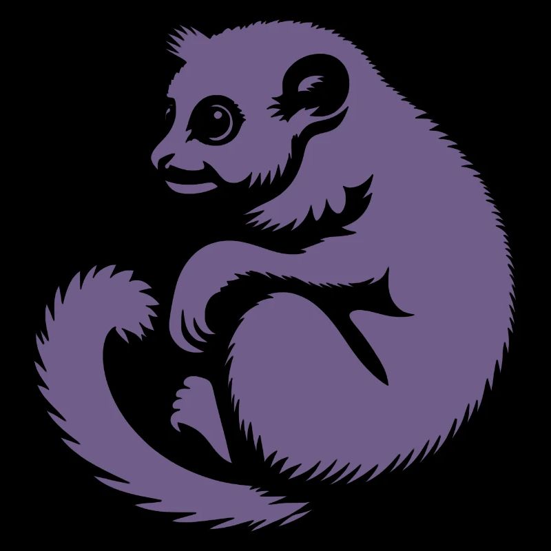 Loris Slowlori Silhouette Mammifero