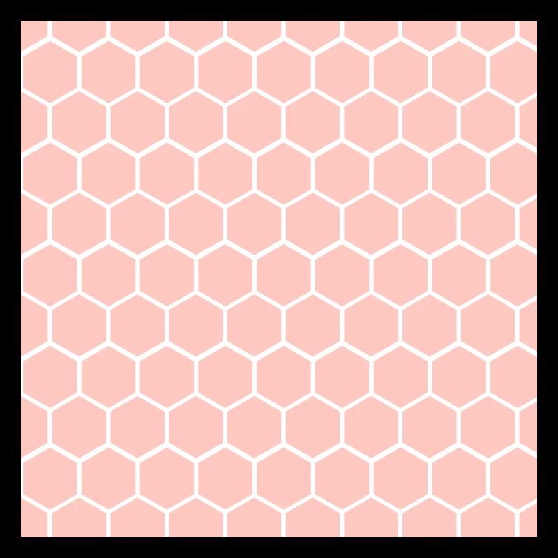 Pink Honeycomb Pattern