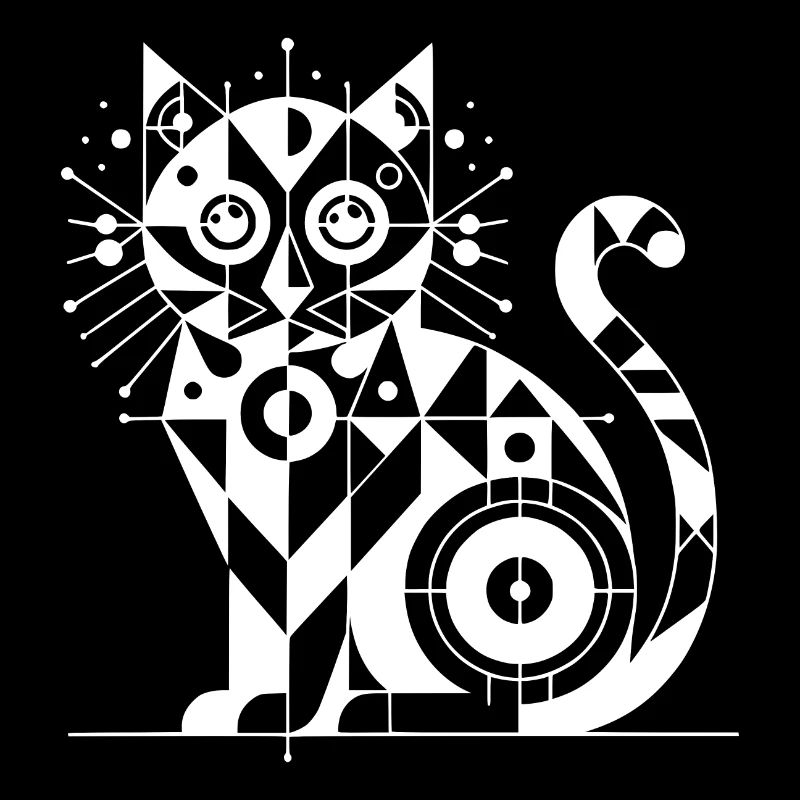 Conception géométrique de lignes de chat