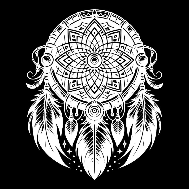 Old Dreamcatcher Cult Object Feather Style