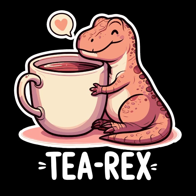 Tea Rex Tea Rex Tea Drinker Gift