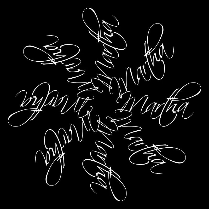 Martha Name Name Mandala