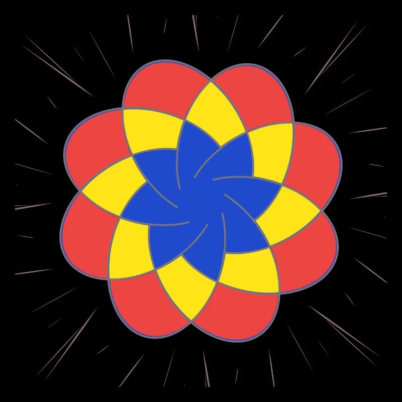 Abstract with a pattern