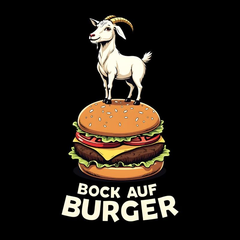 Bock Auf Burger Lustiger Burger Spruch Burger