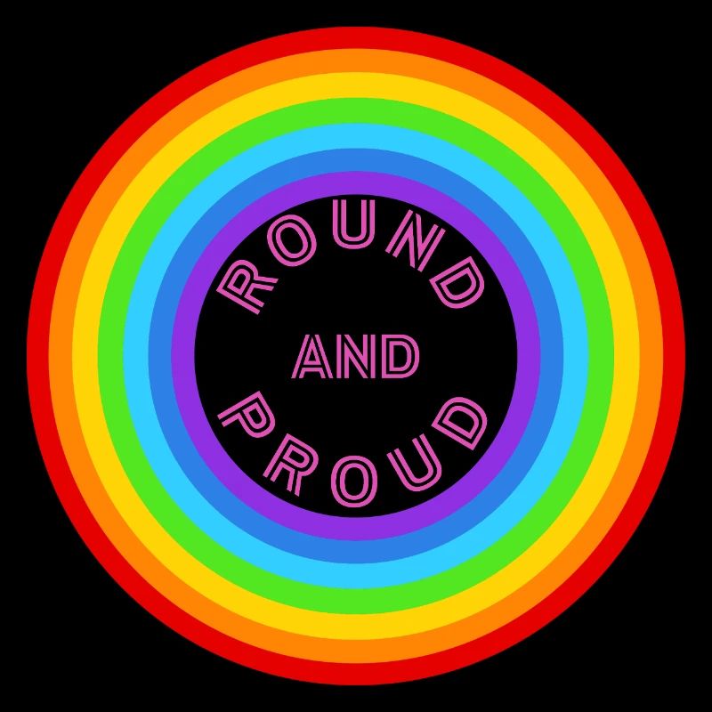 Round and proud! LGBTQ+, CSD, Regenbogen