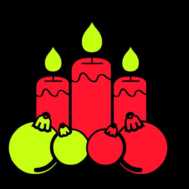 Bougies Noël Noël