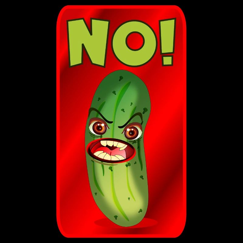 DESSIN ANIMÉ DE CORNICHON - NON