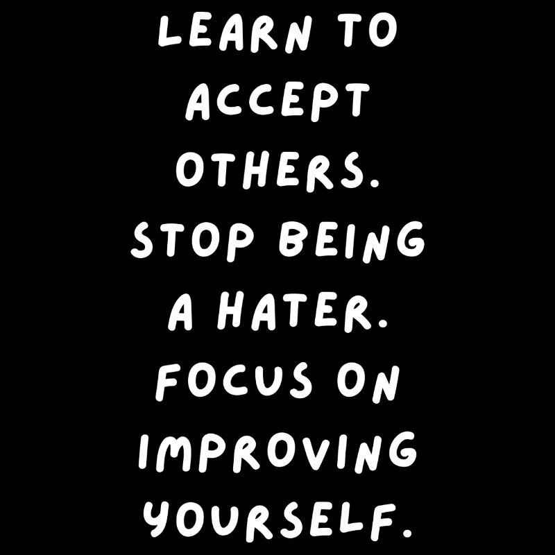 Learning acceptance, self-improvement