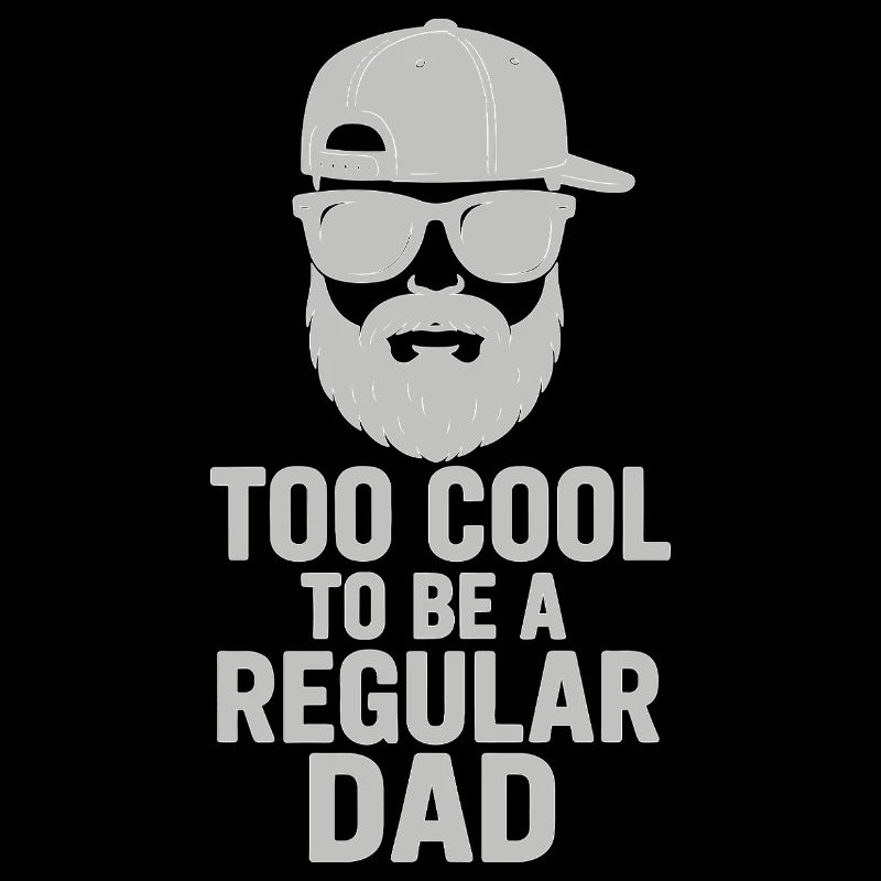 Cooler Papa: Bart, Cap & Brille – Vatertag Idee