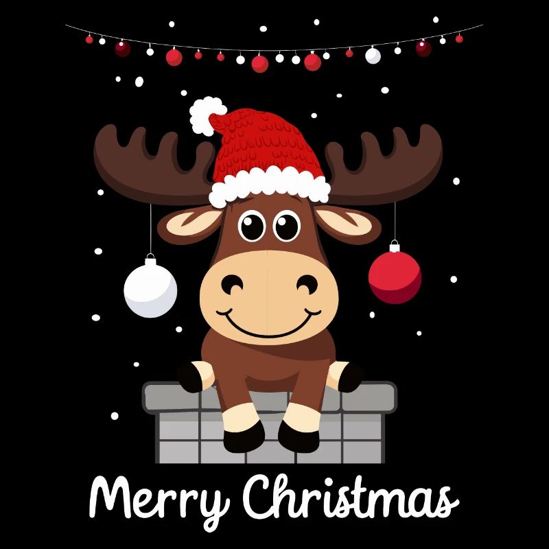 Doux orignal de Noël