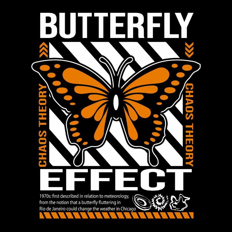 Butterfly Effect Chaos Theory Graphic Tee