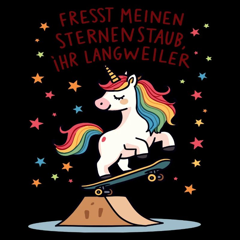 Planche à roulettes Licorne