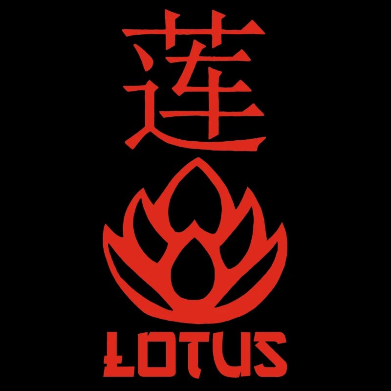 Lotus rouge et Asie