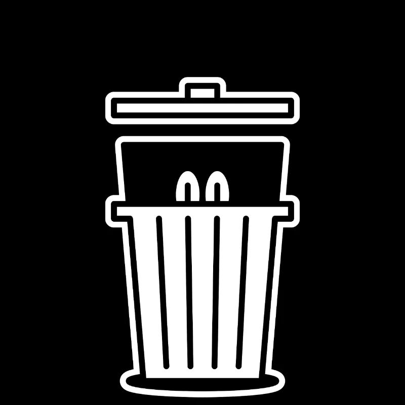 Thug Hiding In A Trash Can