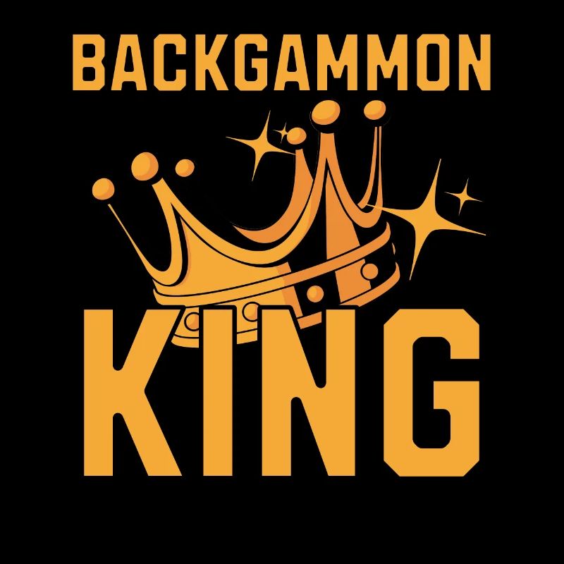 Backgammon King Dice Game Player Lover Board Game