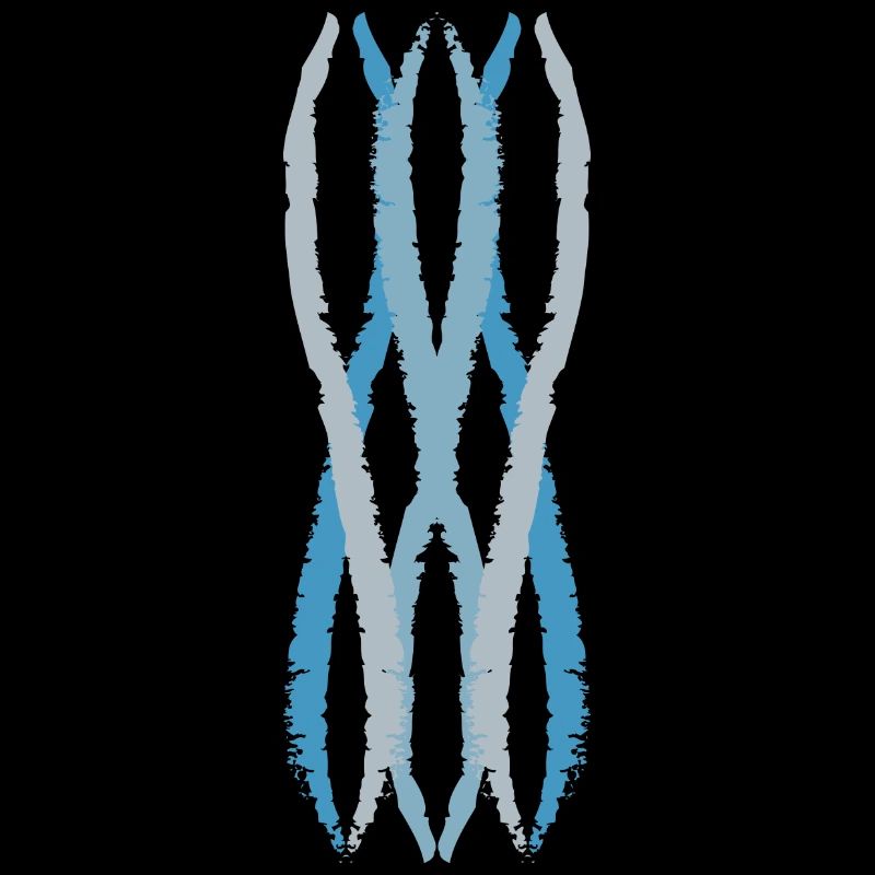 wave Art | blue-grey