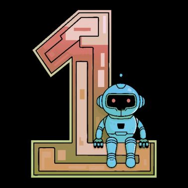 Sono 1 anno primo compleanno con robot