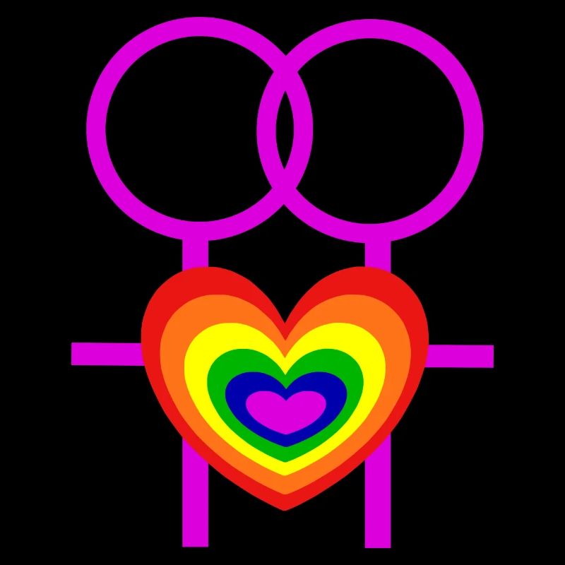lesbisch Frauen weibliche Symbole CSD