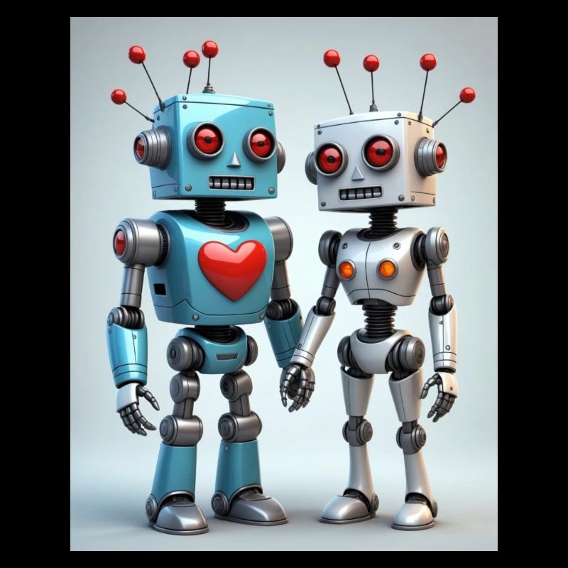 Roboter Pärchen
