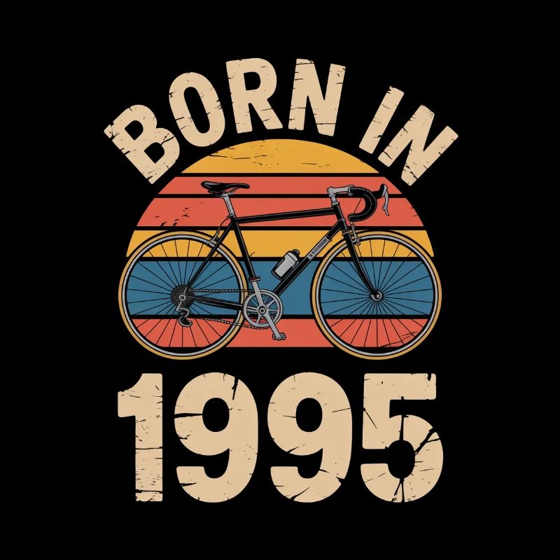 Né en 1995 Retro Bicycle Design