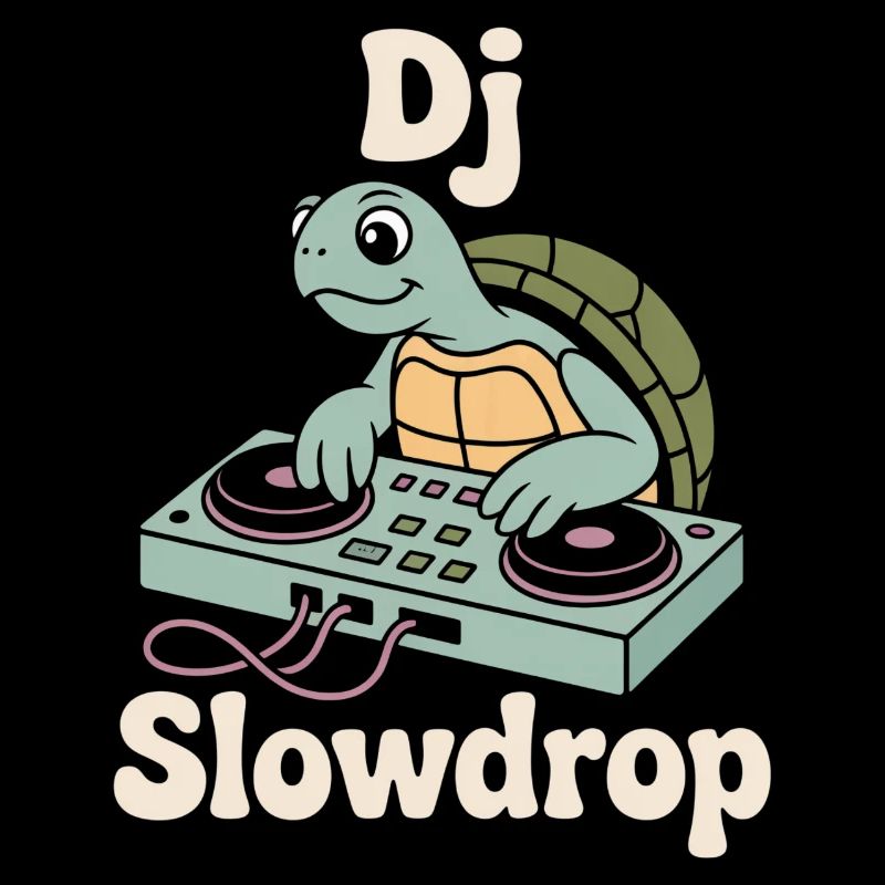DJ Slowdrop Turtle at the DJ booth
