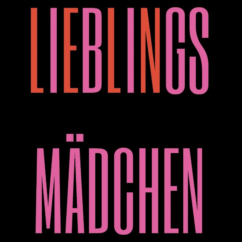 Lieblingsmädchen – Romantisches Typografie