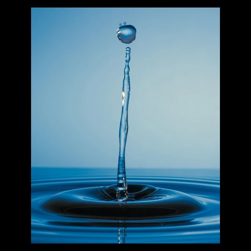 Blue Water Abstract