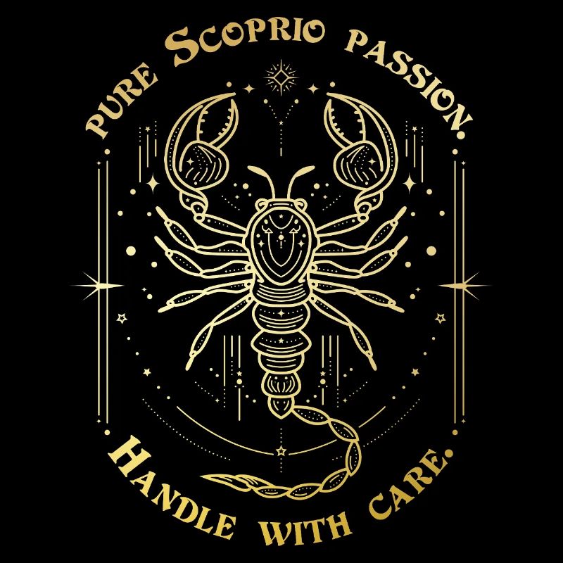 Skorpion Leidenschaft Sternzeichen Geschenk Astrologie Kunst