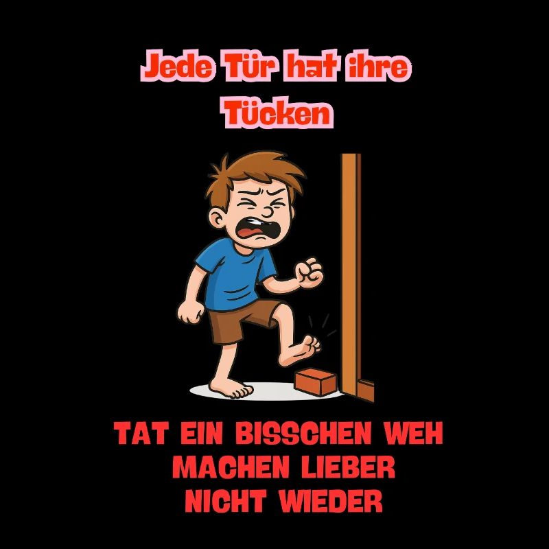 Every door has its pitfalls Comic Illustration