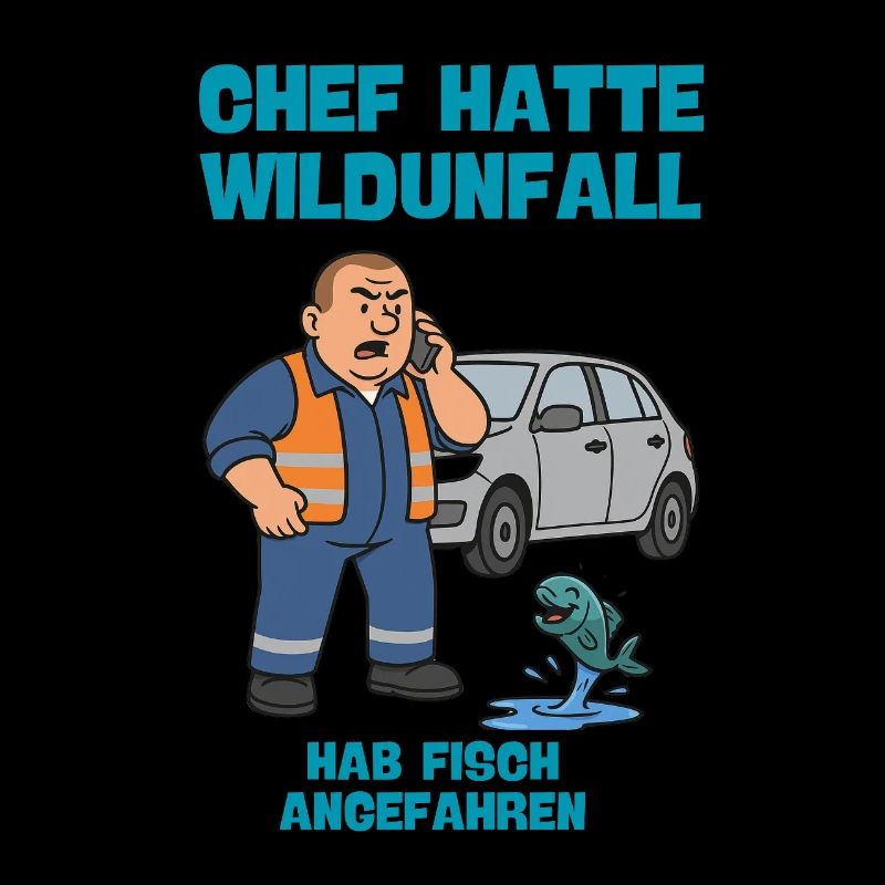Chef Wildunfall mit Fisch 