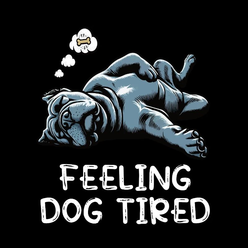 Feeling Dog Tired Cane Corso italienischer mastiff