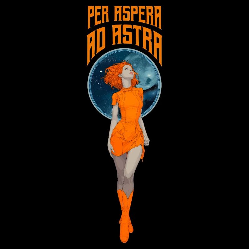 Per Aspera ad Astra – Astronaute rétro