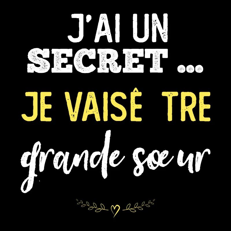 Ich habe ein Geheimnis, ich werde eine große Schwester sein
