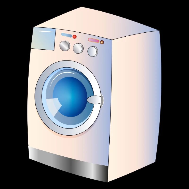 Washing machine in comic style for fresh ideas