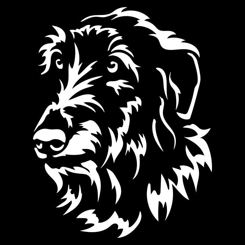 Tête de lévrier écossais « Black Edition »