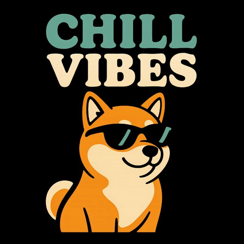 Chill Vibes Shiba Tee