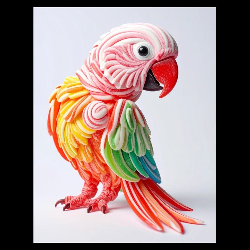 Bunter Candy Papagei