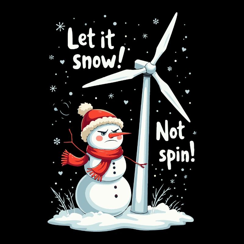Stop Wind Turbines - Let it Snow, Not Spin