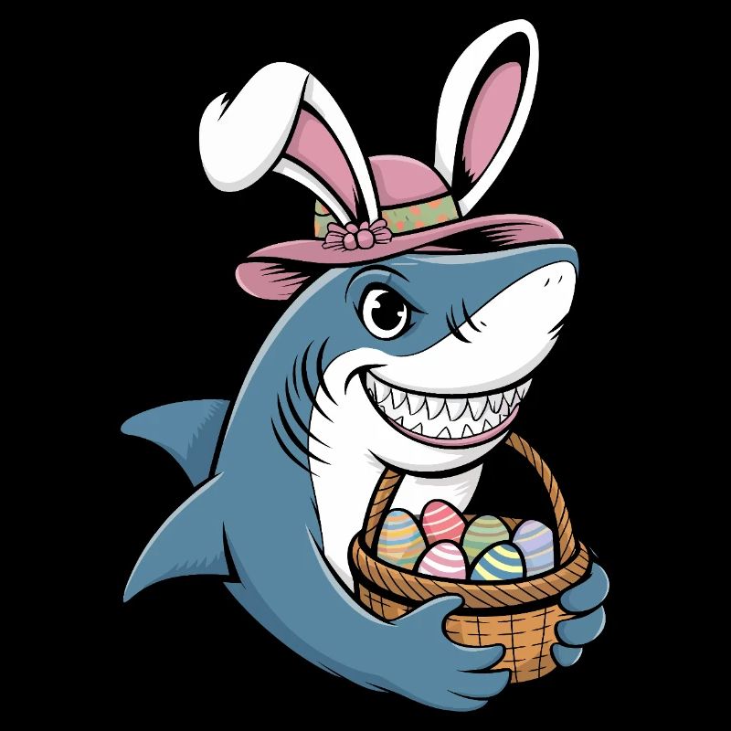 Cool Easter Shark