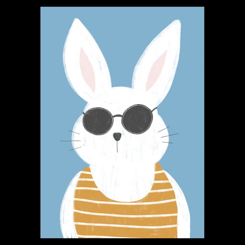 Summer bunny vintage